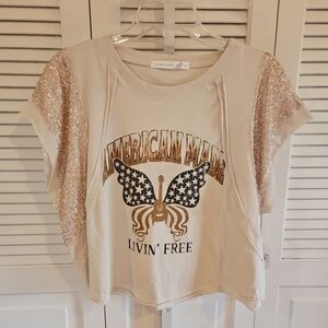 Altar'd State Size Large American Made Top Country Concert Shirt Rock